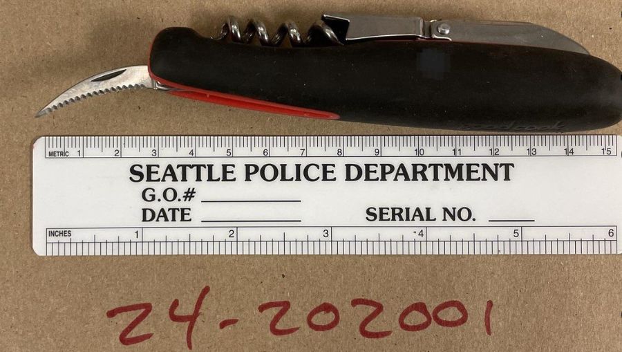 Corkscrew stabbing Seattle...