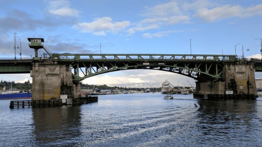 Photo: The Ballard Bridge....