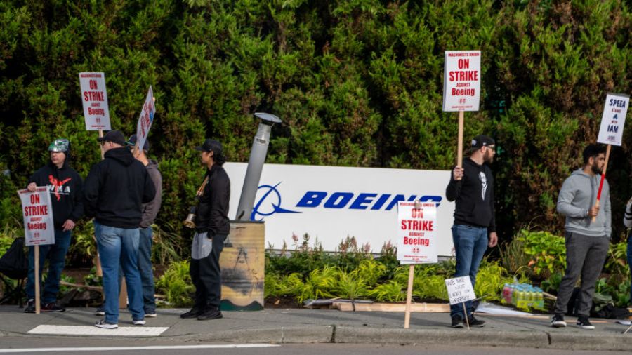 Photo: As workers are on strike for another day, Boeing furloughs could be seen in the coming weeks...