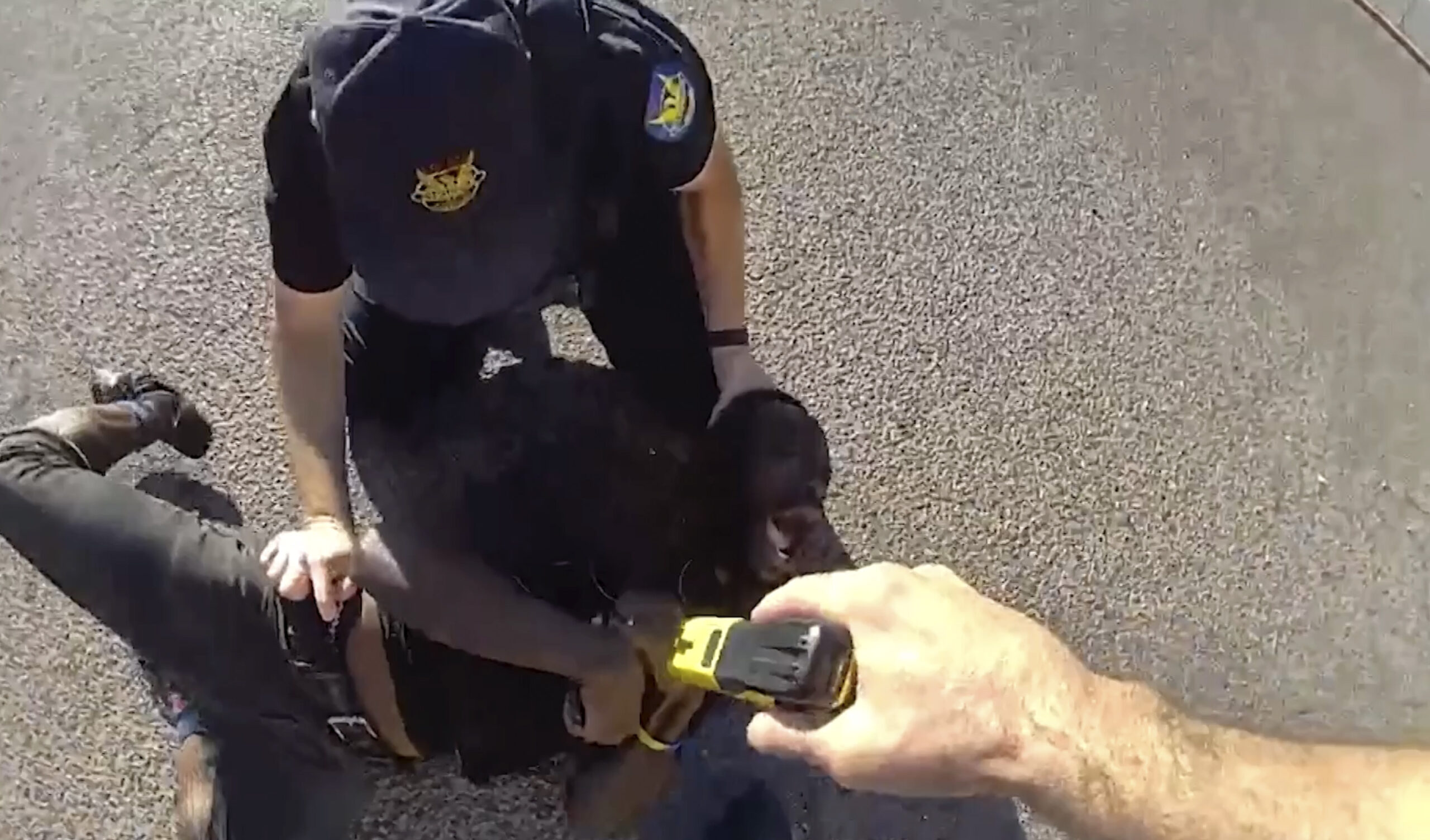 This image from Phoenix Police Department body camera footage from Aug. 19, 2024, shows Tyron Scott...