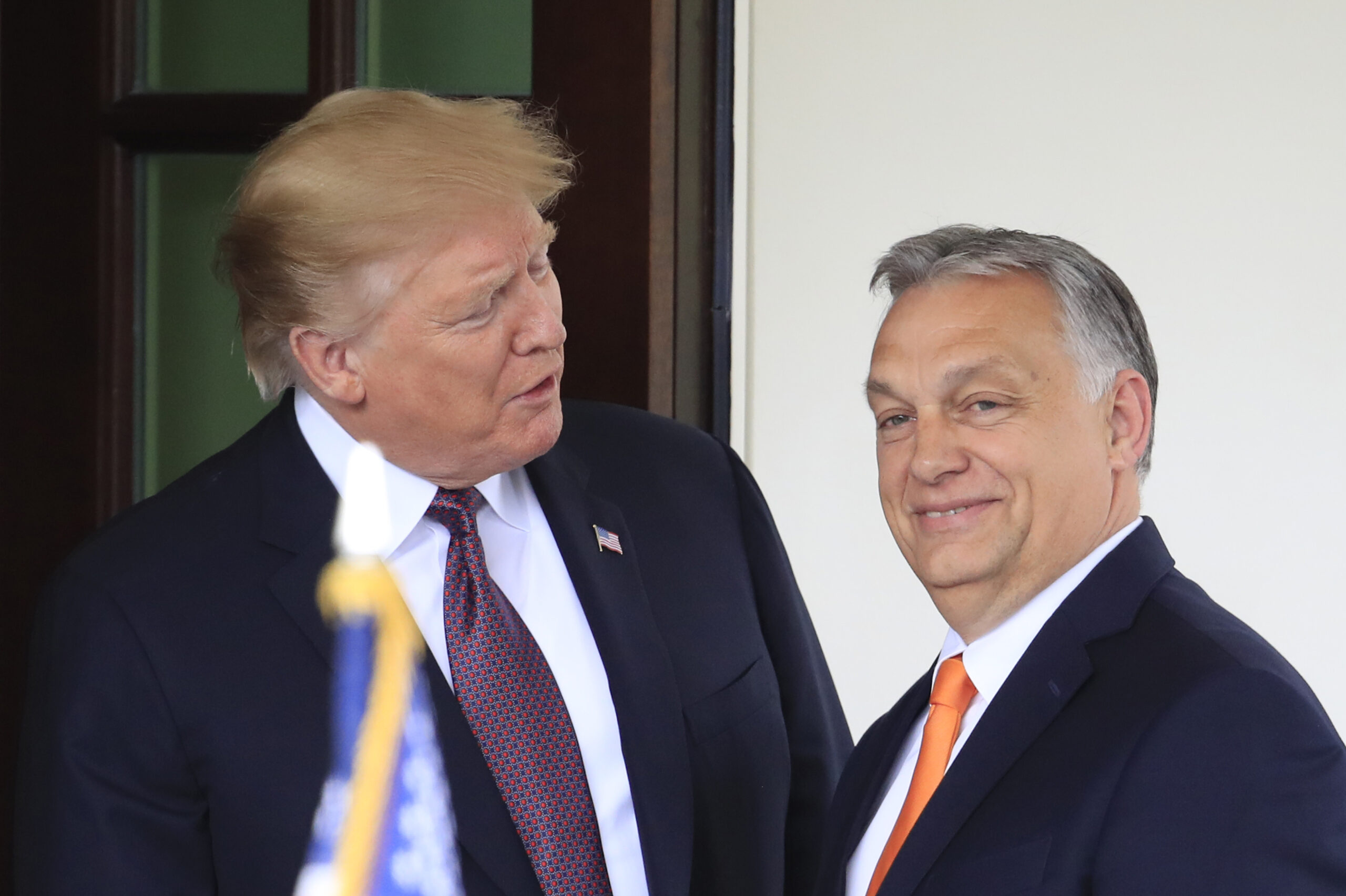 FILE - President Donald Trump welcomes Hungarian Prime Minister Viktor Orban to the White House in ...