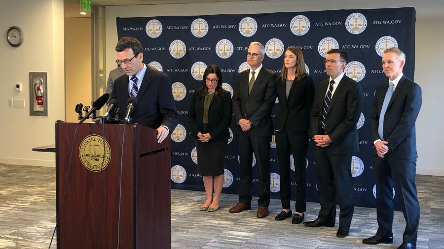 Photo: Attorney General Bob Ferguson told reporters he is preparing his successor, Attorney General...