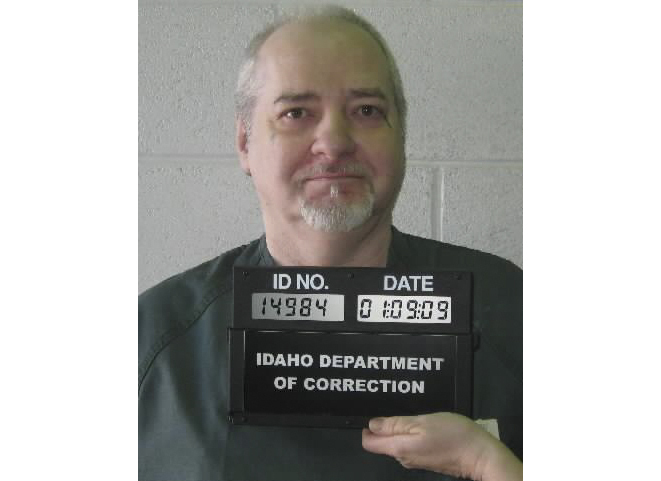 FILE - This image provided by the Idaho Department of Correction shows Thomas Eugene Creech, Jan. 9...