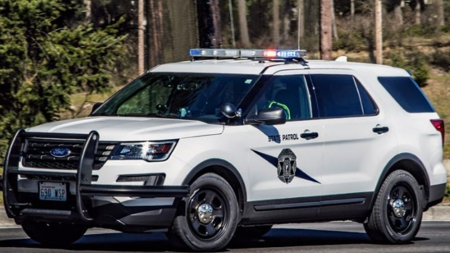 Photo: A Washington State Patrol vehicle. Fourteen people were arrested in Skagit County....