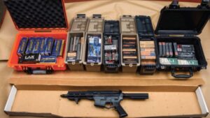 Photo: Investigators seized a plethroa of items while executing a search warrant on a suspected drug trafficker's home.