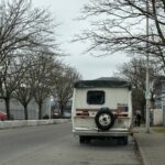 Image: An RV belonging to a homeless person can be seen on a street in Seattle in January 2025. 