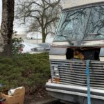 Image: An RV belonging to a homeless person can be seen on a street in Seattle in January 2025. 