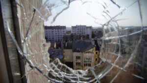 Aftermath of a Russian missile attack on Lviv, Ukraine, Sept. 4, 2024. (Photo: Oleksandr Pshenychnyy)