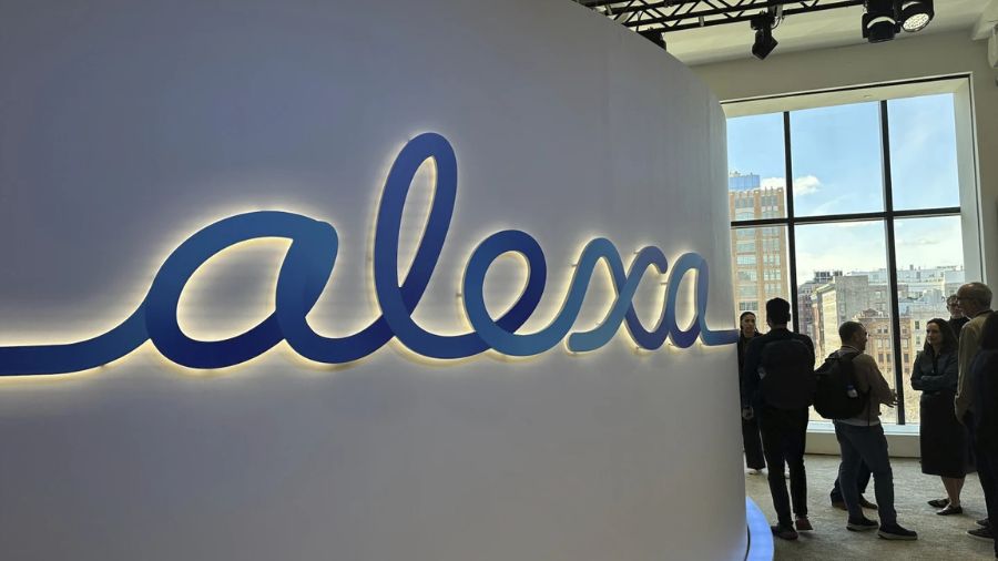People attend an event concerning the improvements to Alexa at Amazon. (Photo: AP)...