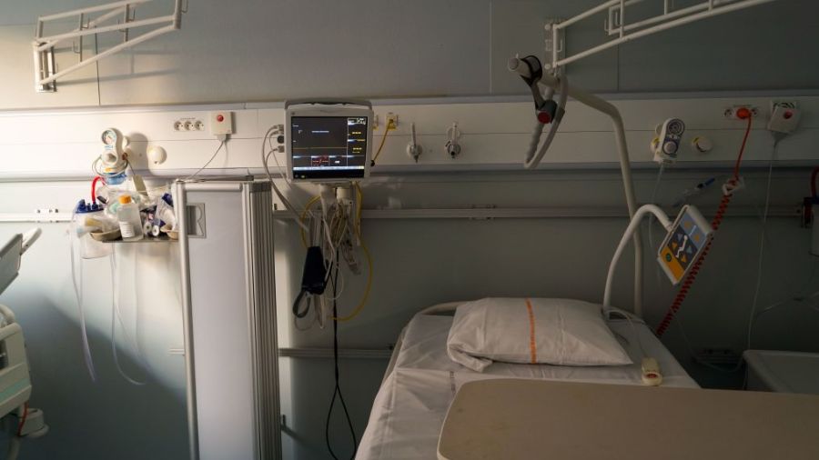 Photo: A hospitalization room in an emergency room....