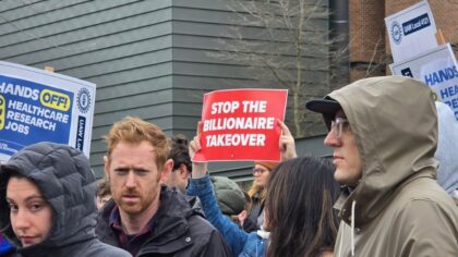 Rally held at UW to protest Trump's funding cuts: 'We’re seeing graduate programs actually freezing'
