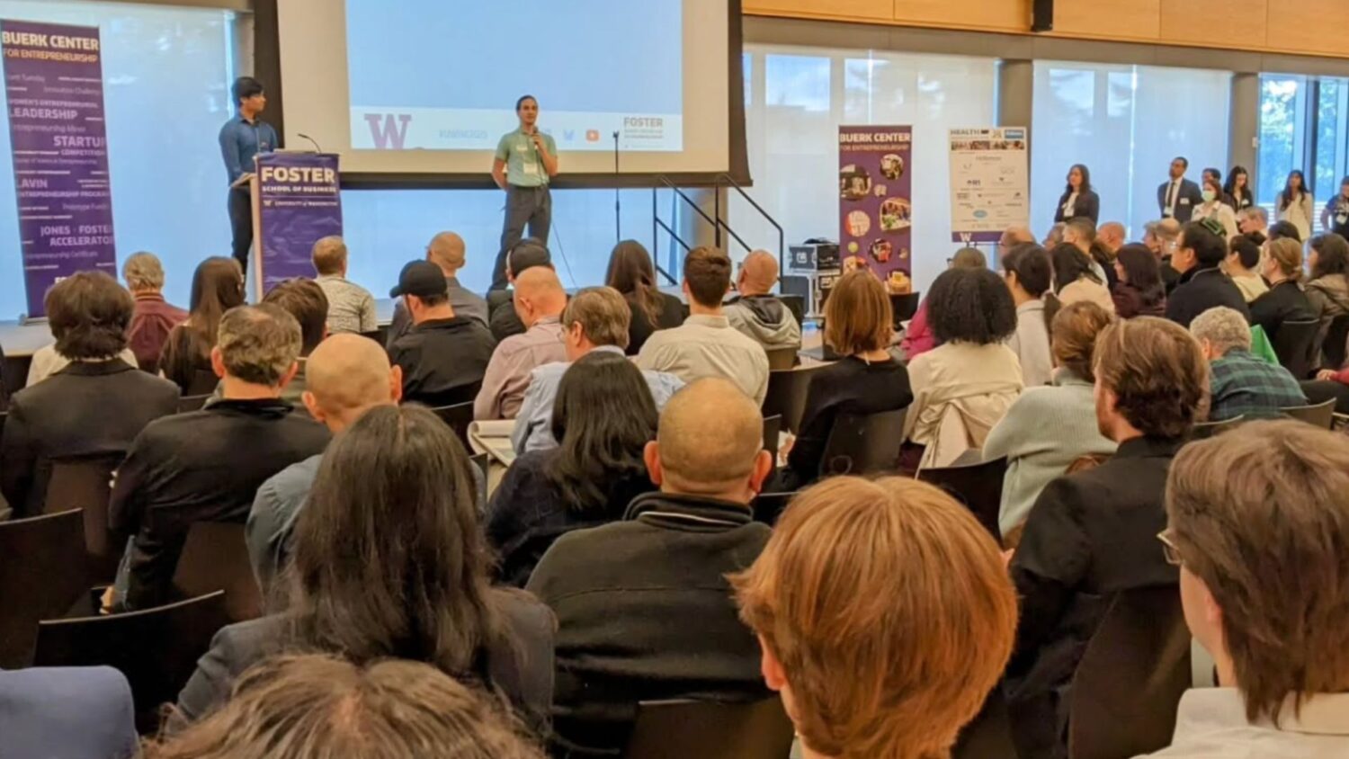 Top honors at the 2025 Hollomon Health Innovation Challenge at the University of Washington went to...