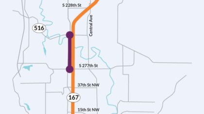 Plan for traffic: WSDOT's Thursday overnight work includes full SR 167 closure