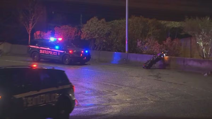 motorcyclist west seattle bridge...