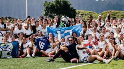 Girls' flag football is an official sport in WA, WIAA rules