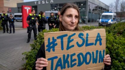 'Tesla Takedown Tuesday': Activists to protest Eastlake showroom