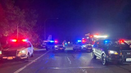 Car catches fire in DUI crash, construction worker critically injured