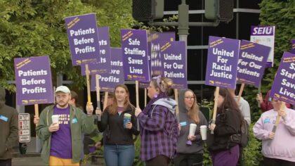 900 healthcare workers for Bellingham PeaceHealth Hospital go on strike