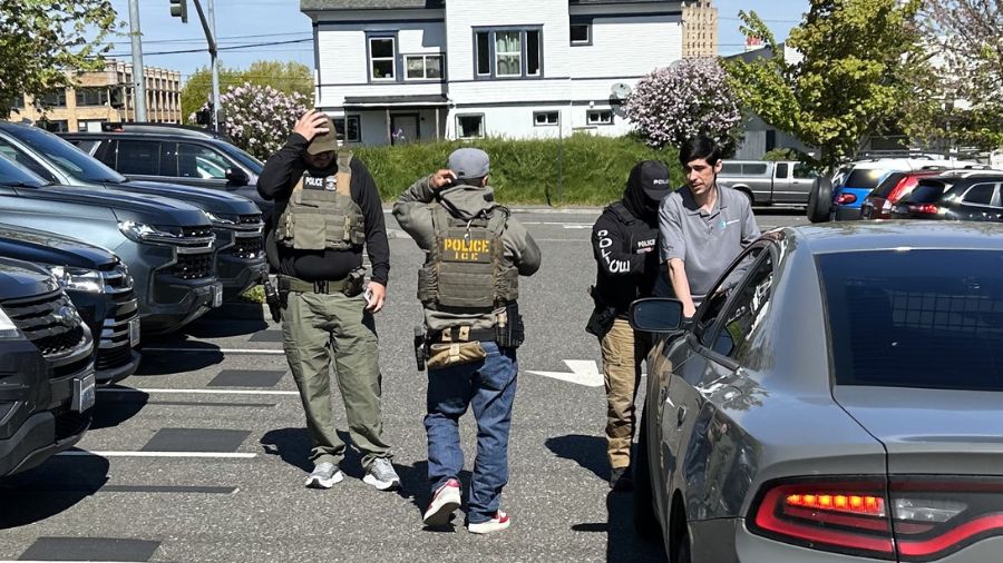 ICE Seattle announces another arrest of a man they say is in this country illegally from Mexico. (P...