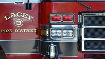 Two children found dead after fire guts Lacey mobile home