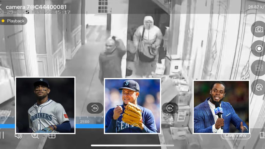seattle athletes burglaries...