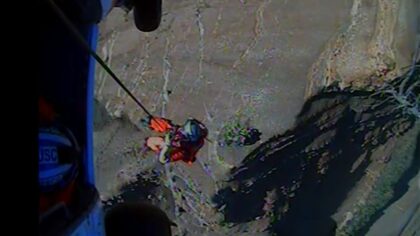 Coast Guard rescues two teens and firefighter trapped on Oregon cliffside