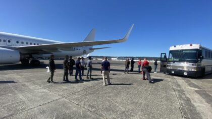13 migrants transferred out of Tacoma onto ICE flight while immigration groups protest