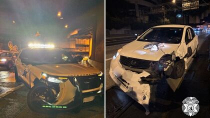 Driver arrested for suspected DUI after crashing into WSP vehicle on I-5 south