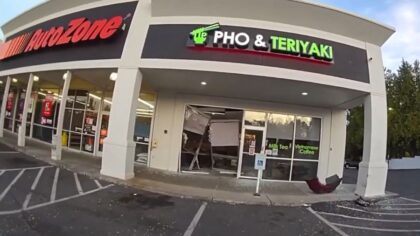 Towing attempt gone wrong: SUV rolls into University Place restaurant twice