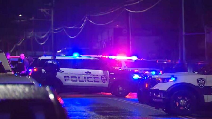 tacoma shooting car crash...