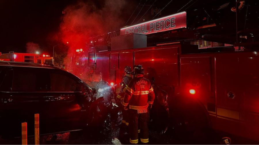 DUI Puyallup firetruck...