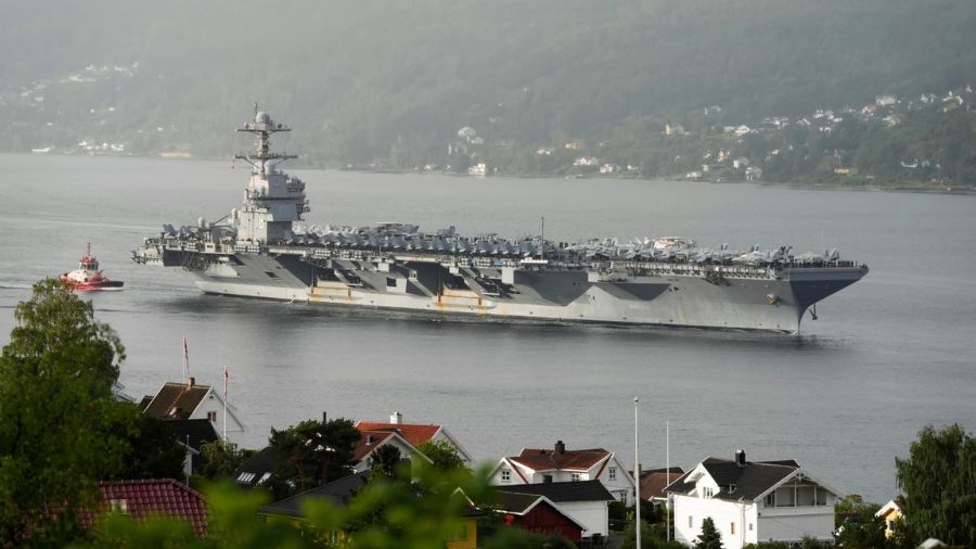 venezuela us aircraft carrier...