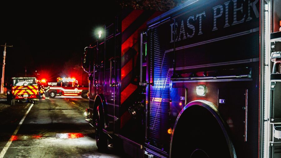 Pierce County barn fire...