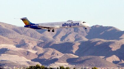 Allegiant Air pilots picket at Bellingham International, demanding fair contracts