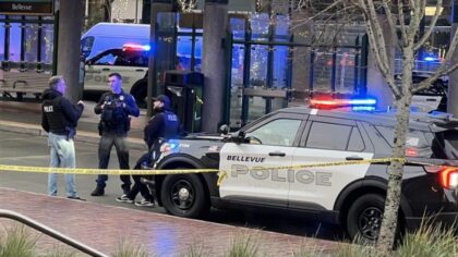 Man suspected of stabbing Bellevue officer charged with felony assault