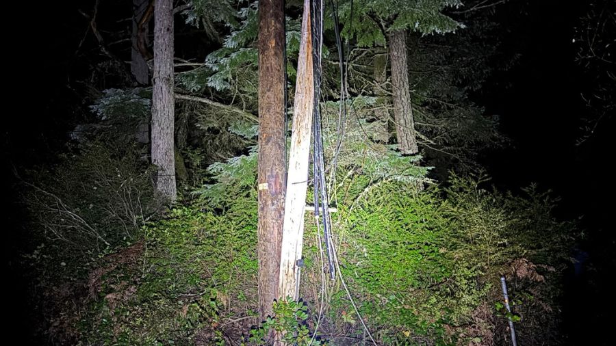 Kitsap County wires cut...
