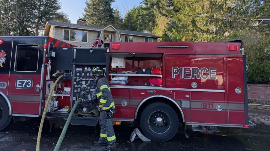 house fire spanaway...