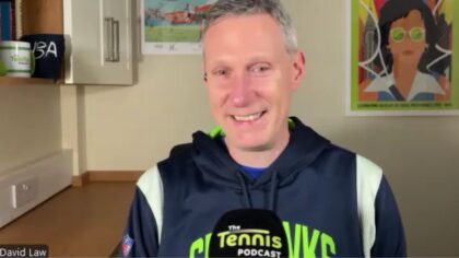 David Law’s journey: A British tennis voice turned Seahawks superfan