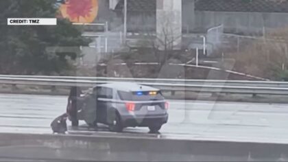 Bodycam video shows man accused of attacking WSP lieutenant, stealing cruiser on I-5 in Seattle