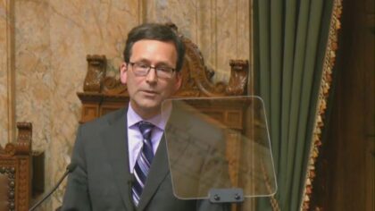 Ferguson pitches millionaire's tax, $3B infrastructure plan in annual address