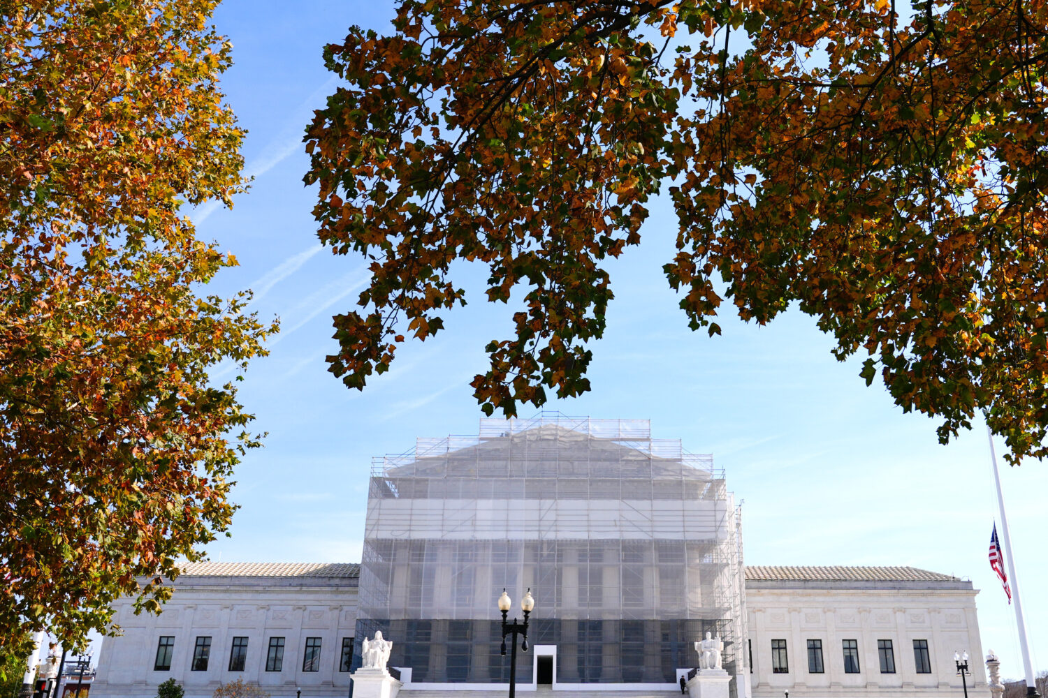 FILE - The U.S. Supreme Court is seen on Capitol Hill, Nov. 7, 2025, in Washington. (AP Photo/Maria...