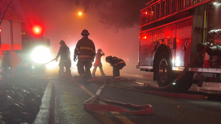 fire fircrest duplex monday...
