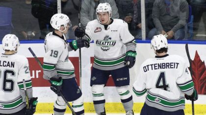 Seattle Thunderbirds player given CPR after collapsing on ice