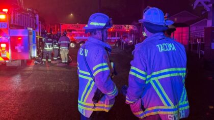 Tacoma house fire leaves three hospitalized; possible stabbing under investigation