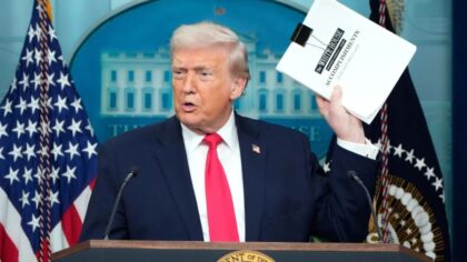 Trump joins White House press briefing as ‘special guest’