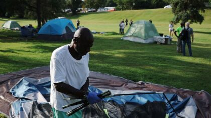 Harger: The bill that could put homeless tents on your kid's soccer field