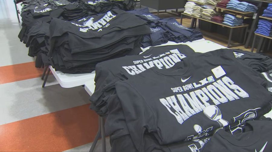 Seahawks Super Bowl merch...