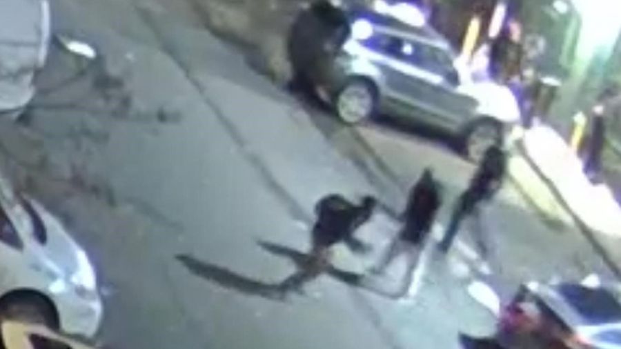 Blood trail stabbing Seattle...