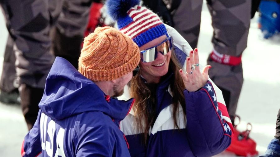 breezy johnson olympics engagement ring...