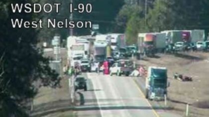 All lanes reopen along eastbound I-90 near Cle Elum after debris cleared from roadway